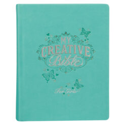 ESV Turquoise Faux Leather Hardcover My Creative Bible For Girls