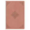 ESV Blush Rose Fleur-De-Lis Design Imitation Leather Personal Size Study Bible 