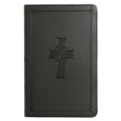 ESV Charcoal Celtic Cross Design Imitation Leather Value Thinline Bible