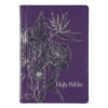 KJV Purple Hardcover Faux Leather Compact Bible