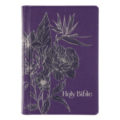 KJV Purple Hardcover Faux Leather Compact Bible