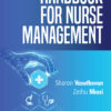 A handbook for nurse management  Edition: 1