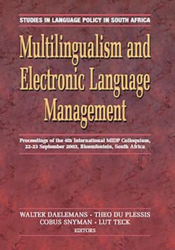 Multilingualism and electronic language management  Edition: 1